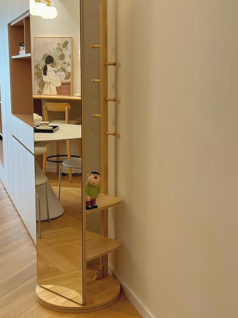 【HOT】Full Length Mirror,Full Body Mirror Solid Wood Floor Mirror with Coat Rack, Full Length Mirror with Stand Long Mirrors for Bedroom,Living Room, Multifunctional, Space Saving 【HOT】Full Length Mirror,Full Body Mirror Solid Wood Floor Mirror with Coat Rack, Full Length Mirror with Stand Long Mirrors for Bedroom,Living Room, Multifunctional, Space Saving