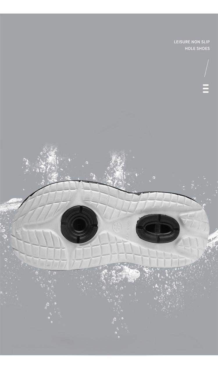 3 Color Functional Hole Slippers, Thick Sole Breathable One-Step, Fashion Woven Strap, Unisex Outdoor Casual Cool Sandals