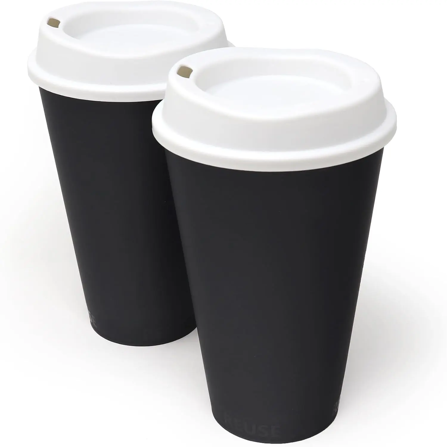 Black Cups/White Lids