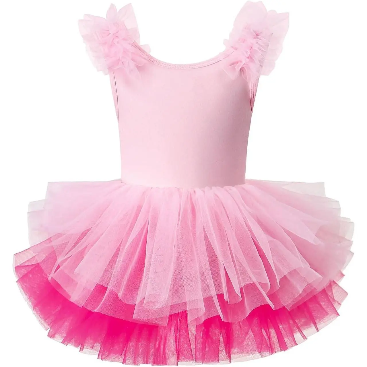 Toddler Ballet Outfit Sleeveless Snap Gymnastics Leotard Dance Girls | 1-7 Years,Tutu puff skirt,sleeveless ballet dress,taking photos,birthday