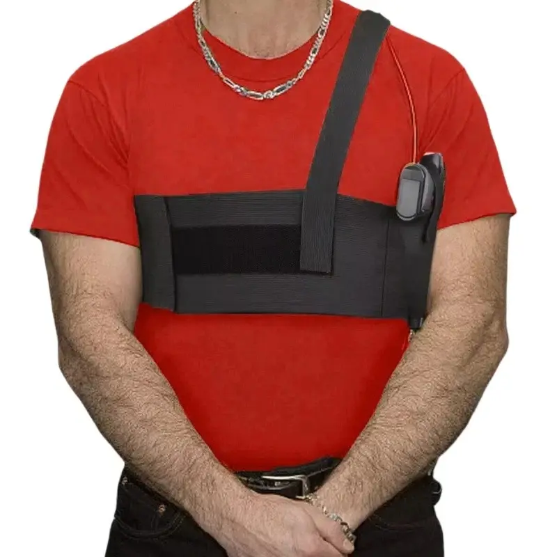 Deep Concealment Shoulder Holster, Universal Underarm Gun Holster for Men and Women, Fits Subcompact and Compact Pistols for S&W Bodyguard, M&P Shield 9mm, Glock 19 26 42 43, Ruger LCP, LC9, Sig P365