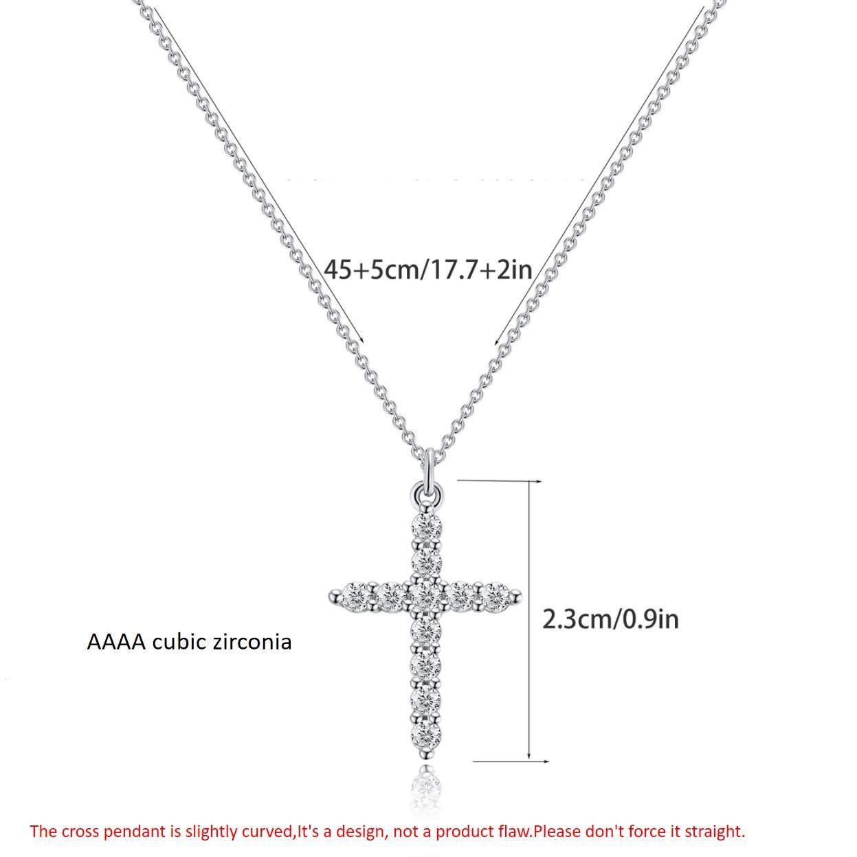 EAMTI Easter Cross Necklace for Women Men EAMTI Easter Cross Necklace for Women Men