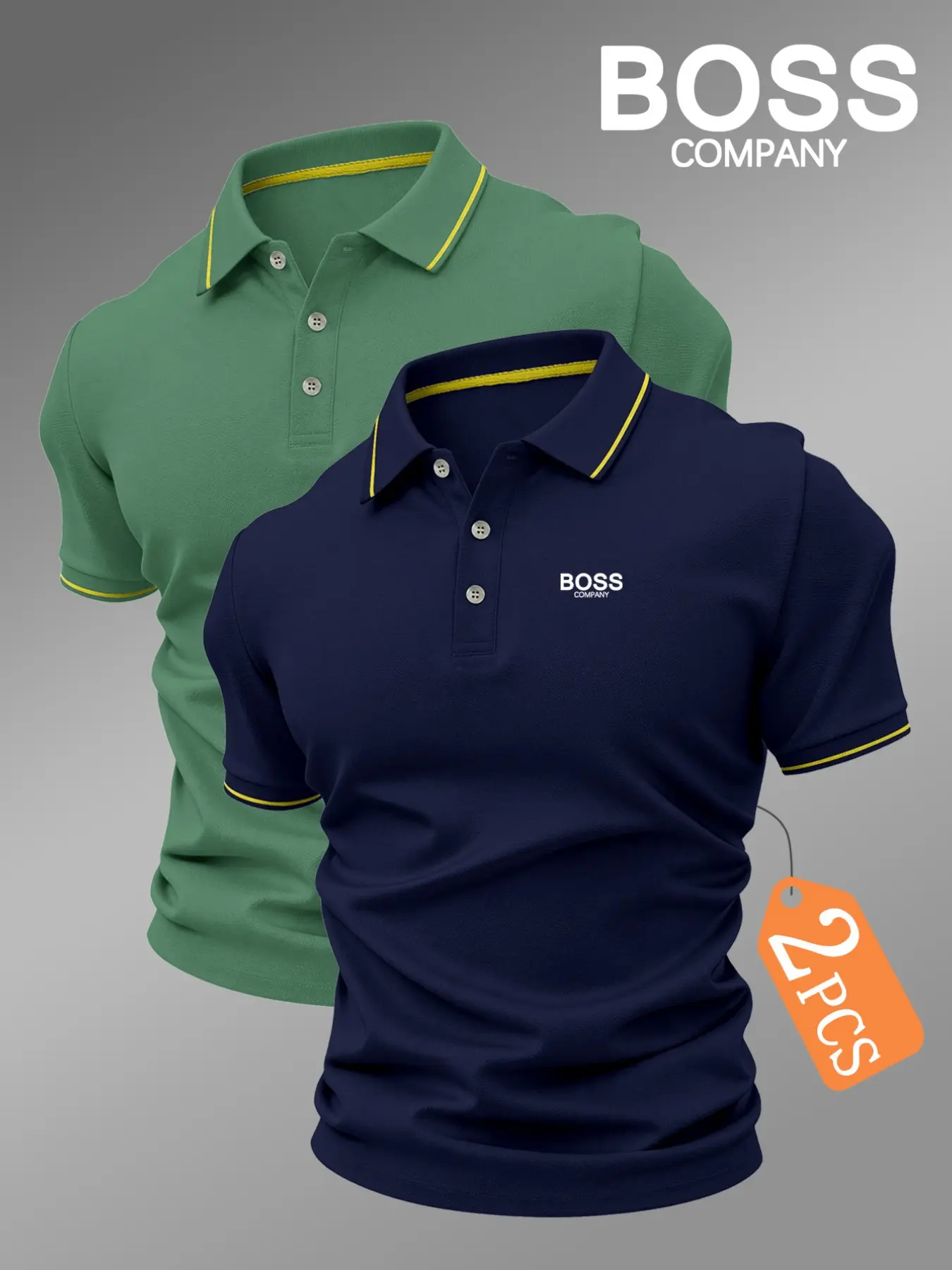 Dark Blue + Green