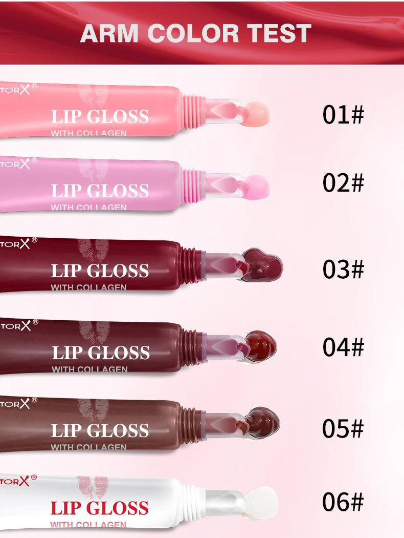 High-End Lip Gloss Set, 6pcs Luxurious Long-Lasting Moisturizing Color-Enhancing Glossy Balm Finish, Unique Gift for Women, Mother's Day & Christmas Present