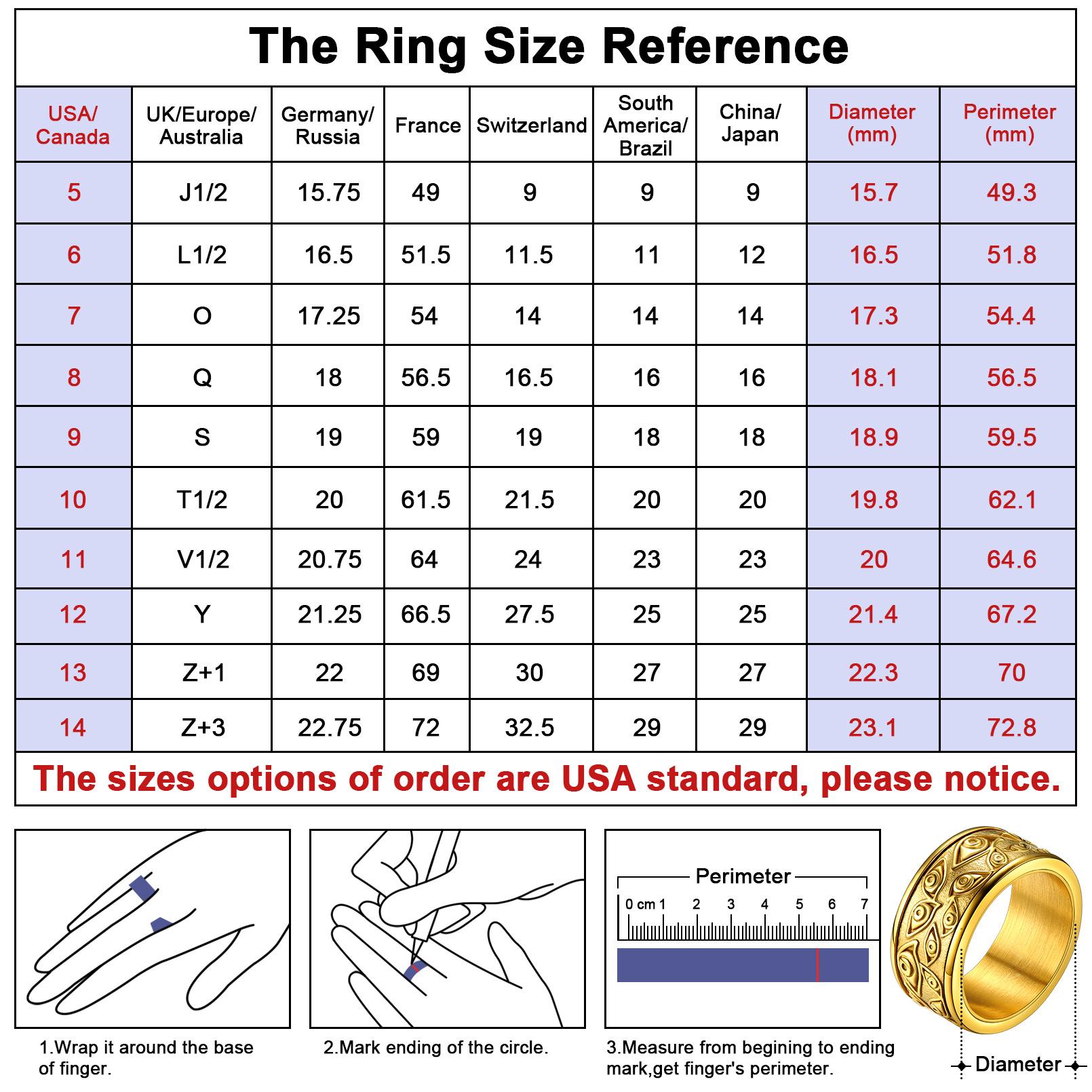 FaithHeart Eye of God Ring for Men Women Spinner Band Rings FaithHeart Eye of God Ring for Men Women Spinner Band Rings