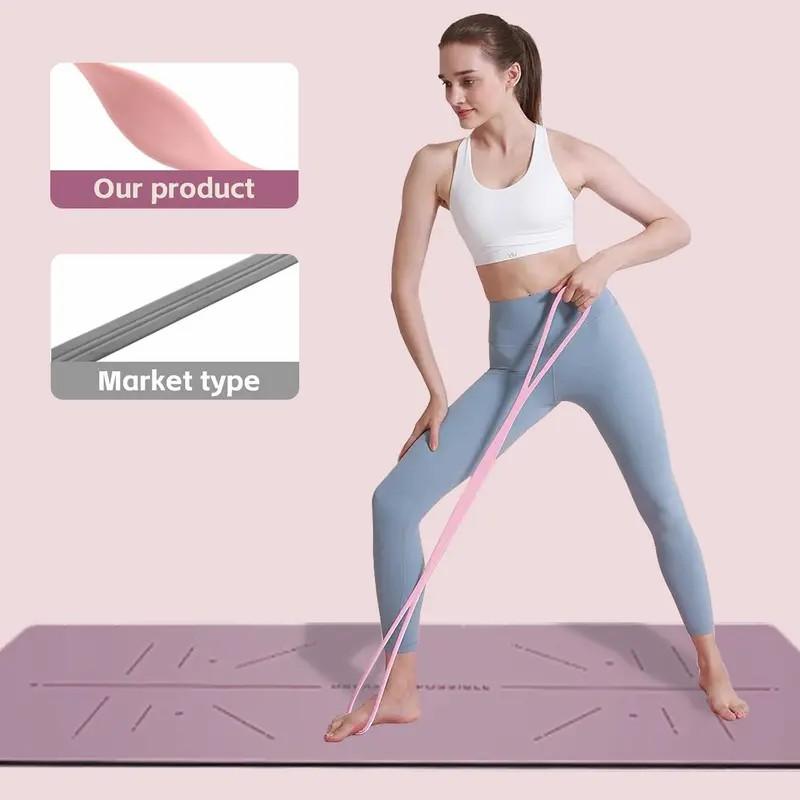 【LOL BOX】Figure 8 Fitness Resistance Band for Women and Men, Elastic Exercise Bands for Arm Chest Back and Shoulder Training, Chest Expander Yoga Pilates Gym Home Workout Pulling Rope, Muscle Toning and Strength Training Tubing with Foam Handles