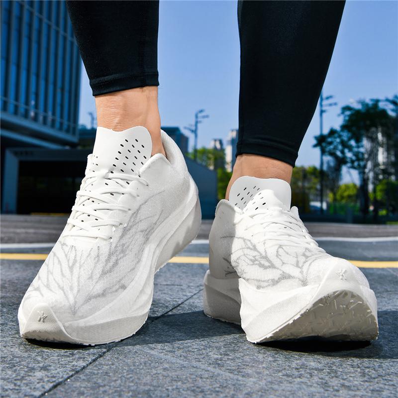 BDHJYDB Women's Round Toe Running Shoes - Breathable Mesh & Synthetic Polyurethane Fabric, Soft Sole, Carbon Plate, Lightweight, Lace Closure, Unisex, Performative Running Fits, Athletic Performance Hiking & Outdoor Footwear, All Seasons, Ballgame Use