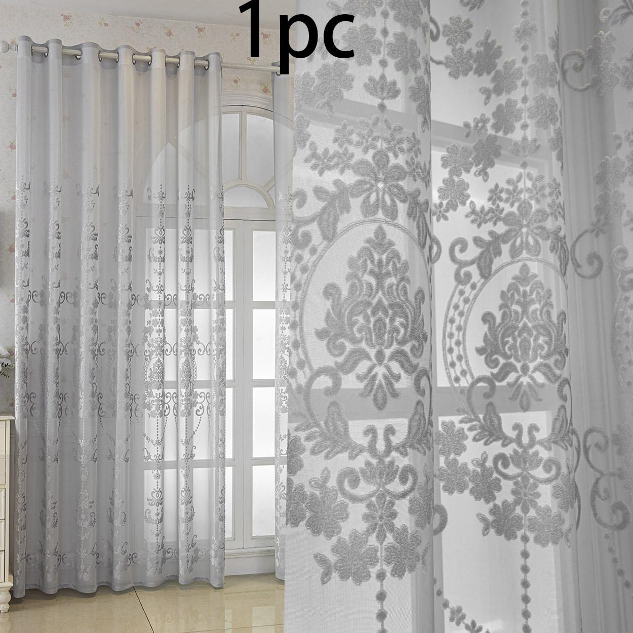 Geometric Pattern Curtain, 1 Panel Modern Simple Window Curtain, Home Decorative Curtain, Home Decoration Curtain, Home Textile for Living Room, Balcony, Bedroom or Restaurant