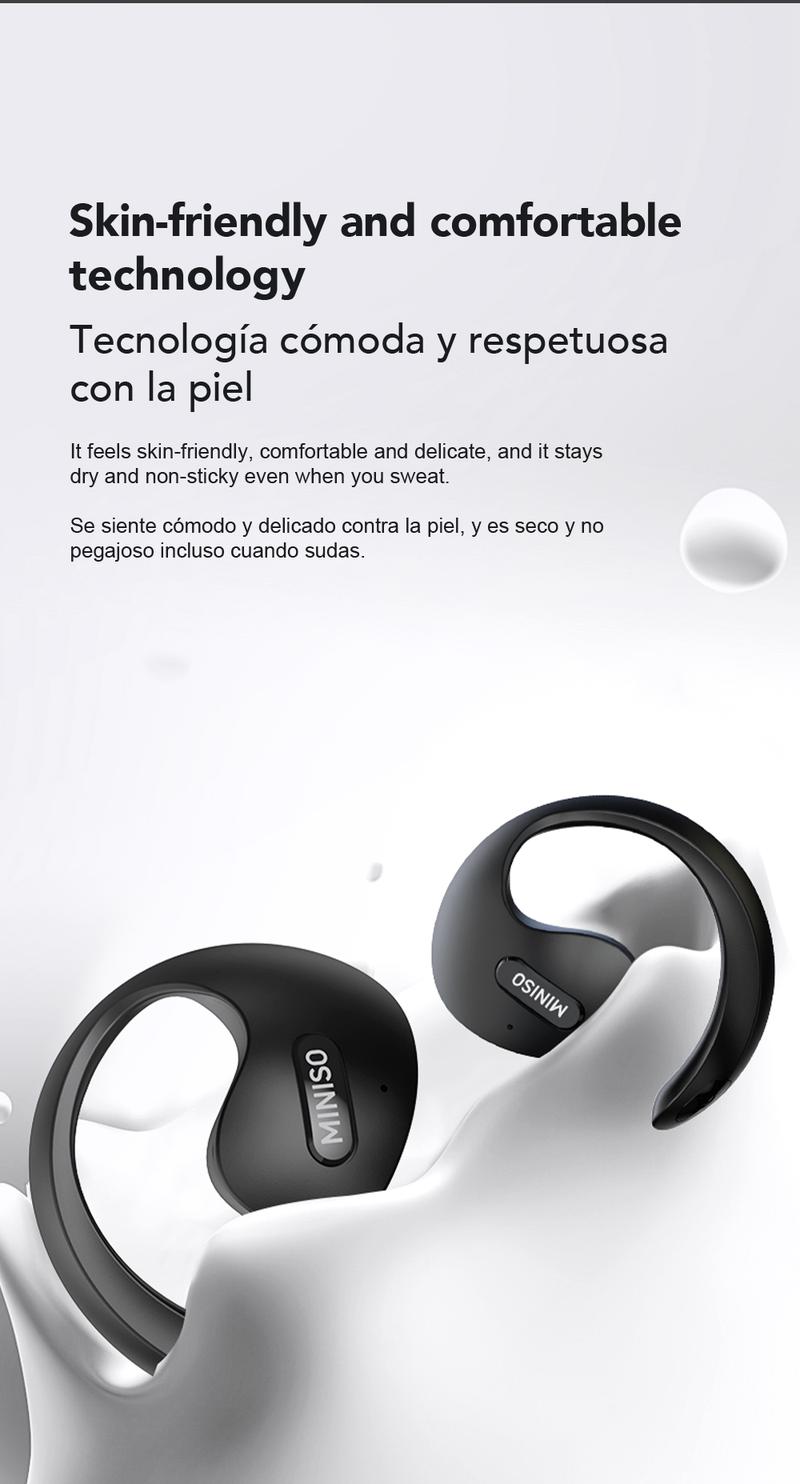 MINISO X15Pro Wireless Headphones Bluetooth 5.4 Sport Earphone Support 135 Languages HIFI Sound Quality
