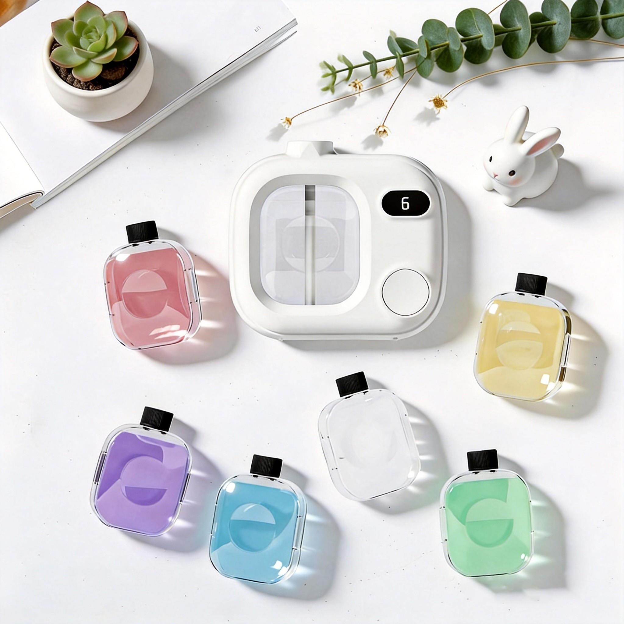 Cordless Essential Oil Diffuser, 5 Spray Modes, 500mah Rechargeable Battery, Smart Humidification, Ideal for Home, Office, Bathroom, Gift