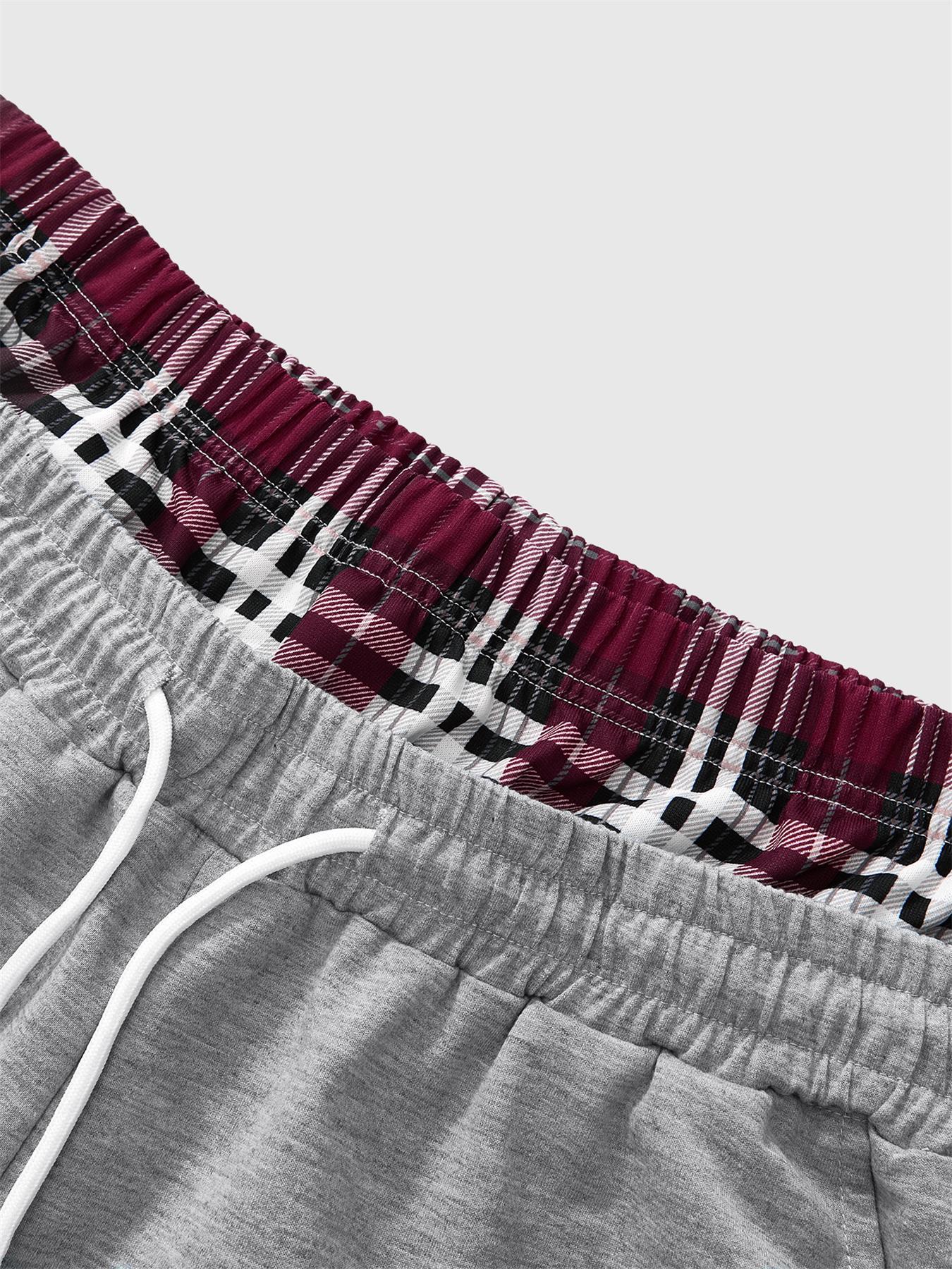 Men's Stylish Star Pattern Printed Casual Shorts, Trendy Double-Layer Design Perfect for All Seasons, Fashionable Versatile Daily Wear Bottoms