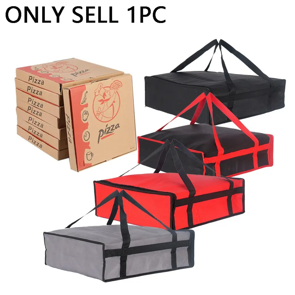Reusable Food Delivery Bag, Lightweight and Fully Sealed Pizza Transport Bag, Suitable for Refrigerated and Ambient Temperature Food Storage