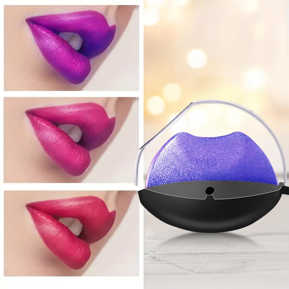 Huasurv Temperature Change Lip Balm, Long-Lasting Moisturizing Shine, Portable Non-Fading, Natural Finish, Hs3775-06