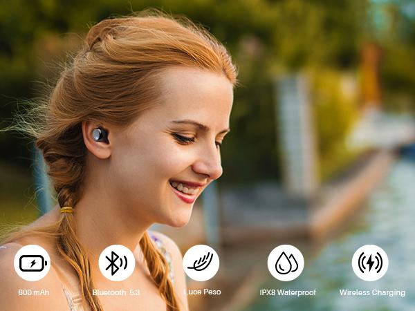 TOZO T6 Ergonomic with APP Edition(2024) True Wireless Earbuds IPX8 Waterproof Audio Headphone Electronic Headset mini earbuds mini headphones FathersDayGift