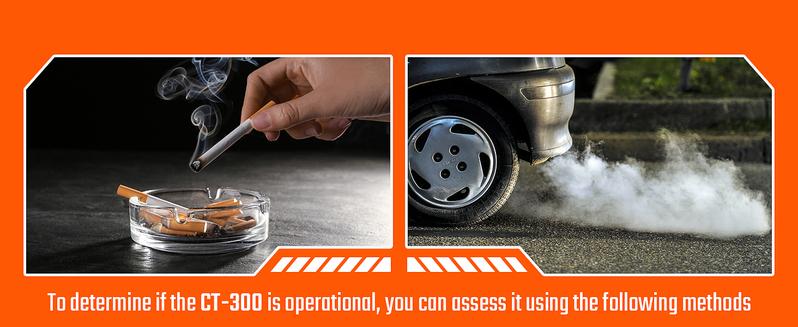 TopTes CT-300 Portable Carbon Monoxide Detector,(Includes Battery x3) CO Detector with Audible & Visual Alarm,0-5000PPM,for Home, Car, Camping& Travel