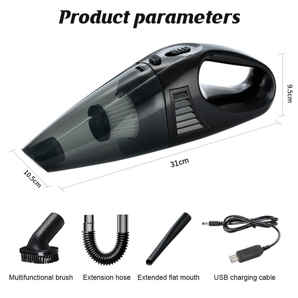 Cordless Handheld Vacuum Cleaner, Mini Vacuum with HEPA Filter, USB Rechargeable Car Vacuum Cleaner for Home and Pet Hair#Summervibes