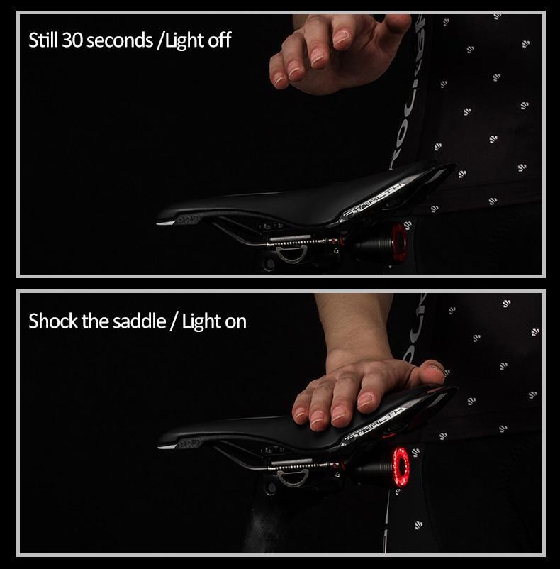 ROCKBROS Bike Tail Light Smart,Brake Sensing Bicycle Rear Lights for Night Ride,Ultra Bright LED Back Lights,Type C USB Rechargeable,IPX6 Waterproof,Cycling Safety Taillight Accessories ROCKBROS Bike Tail Light Smart,Brake Sensing Bicycle Rear Lights for Night Ride,Ultra Bright LED Back Lights,Type C USB Rechargeable,IPX6 Waterproof,Cycling Safety Taillight Accessories