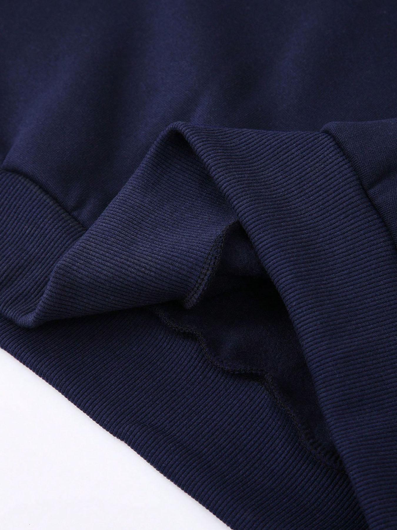 Soft fleece-lined, relaxed-fit graphic style with a bowknot, kangaroo pocket and adjustable drawstring hood. This on-trend hoodie sweatshirt pullover is perfect for versatile daily casual wear in fall and winter.