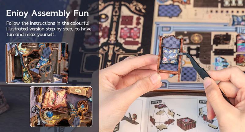 SOUL TRAVEL AGENCY DIY LED Bookcase – Handmade Craft Toy for Adults & Teens | Unique Black Friday Holiday Gift Idea SOUL TRAVEL AGENCY DIY LED Bookcase – Handmade Craft Toy for Adults & Teens | Unique Black Friday Holiday Gift Idea