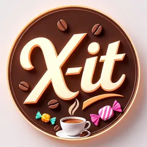 X-it Iced Coffee Candy shop logo