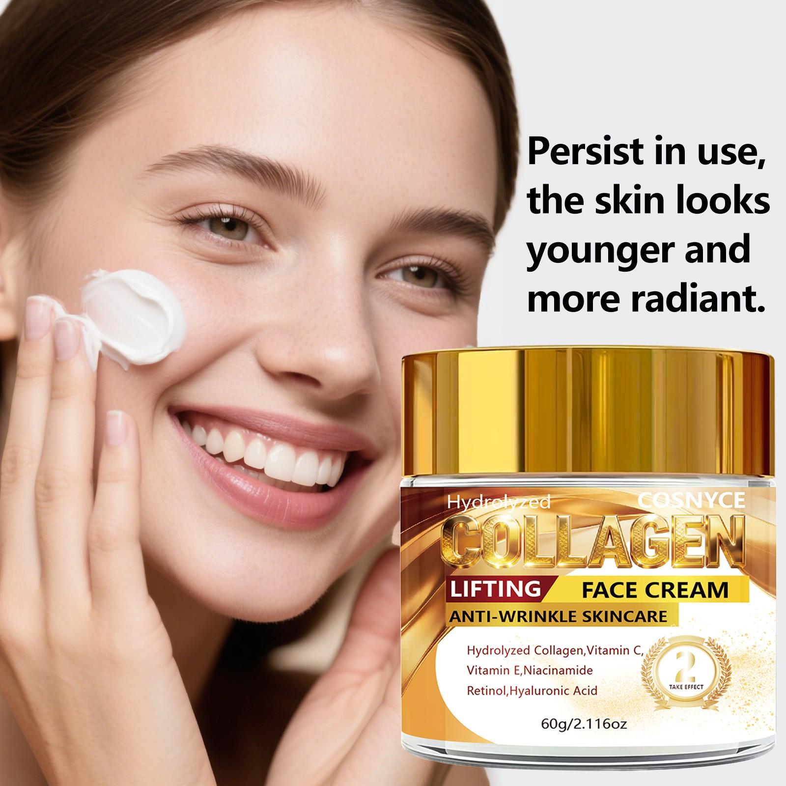 Retinol Care Cream, Luxurious Moisturizing Nourishing, Sensitive Skin Choice, Dual Effect Summer, Soft Fine Skin, 60g