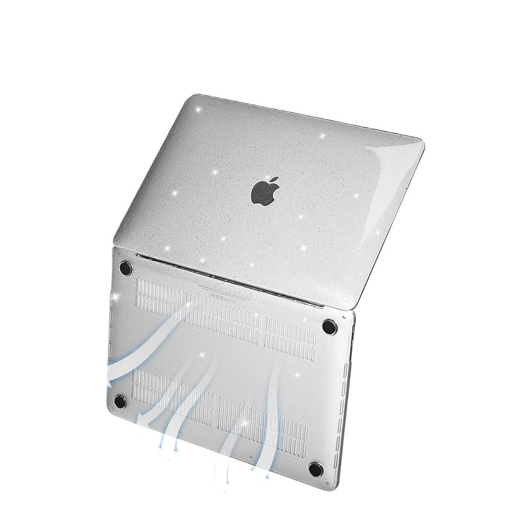 Macbook Air 13-Inch Case, Diamond-Like Shine, Transparent Hard Shell, Keyboard Cover, Screen Protector, Anti-Scratch, Lightweight, Durable, Hard PC Cover, Protective Covers