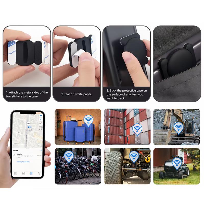 Mother's Day Gift GPS Tracker for Car,Mini Trackers Device with Weatherproof Magnetic Case-No Monthly Fee-Best Hidden GPS Trackers,Anti-lost Device,Works with Apple Find My (iOS Only)