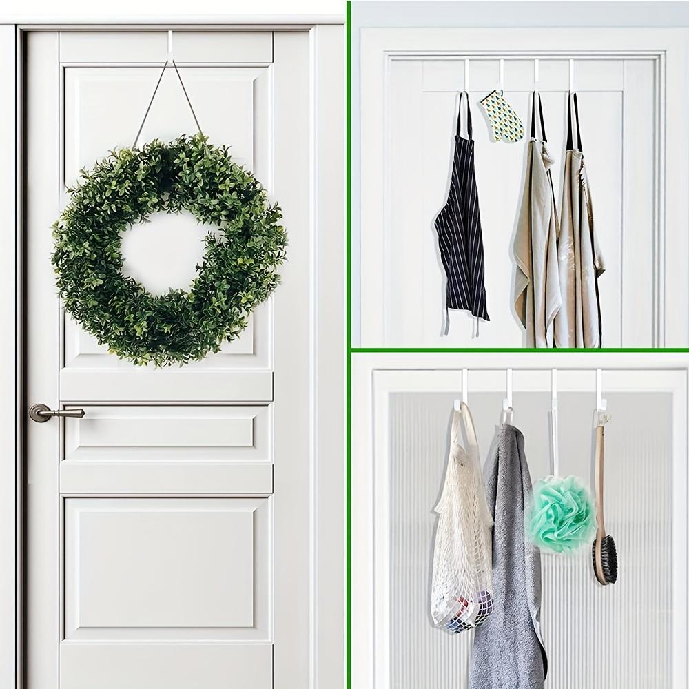 2pcs Door Hooks, Portable Multi-Functional Backpacks Hooks Without Drilling, Door Hanging Organizer, Suitable for Doors/Cabinets/Closets - Ideal for Hanging Headphones, Umbrellas, Bags, Keys, Snack Pouches, Clothes, and More