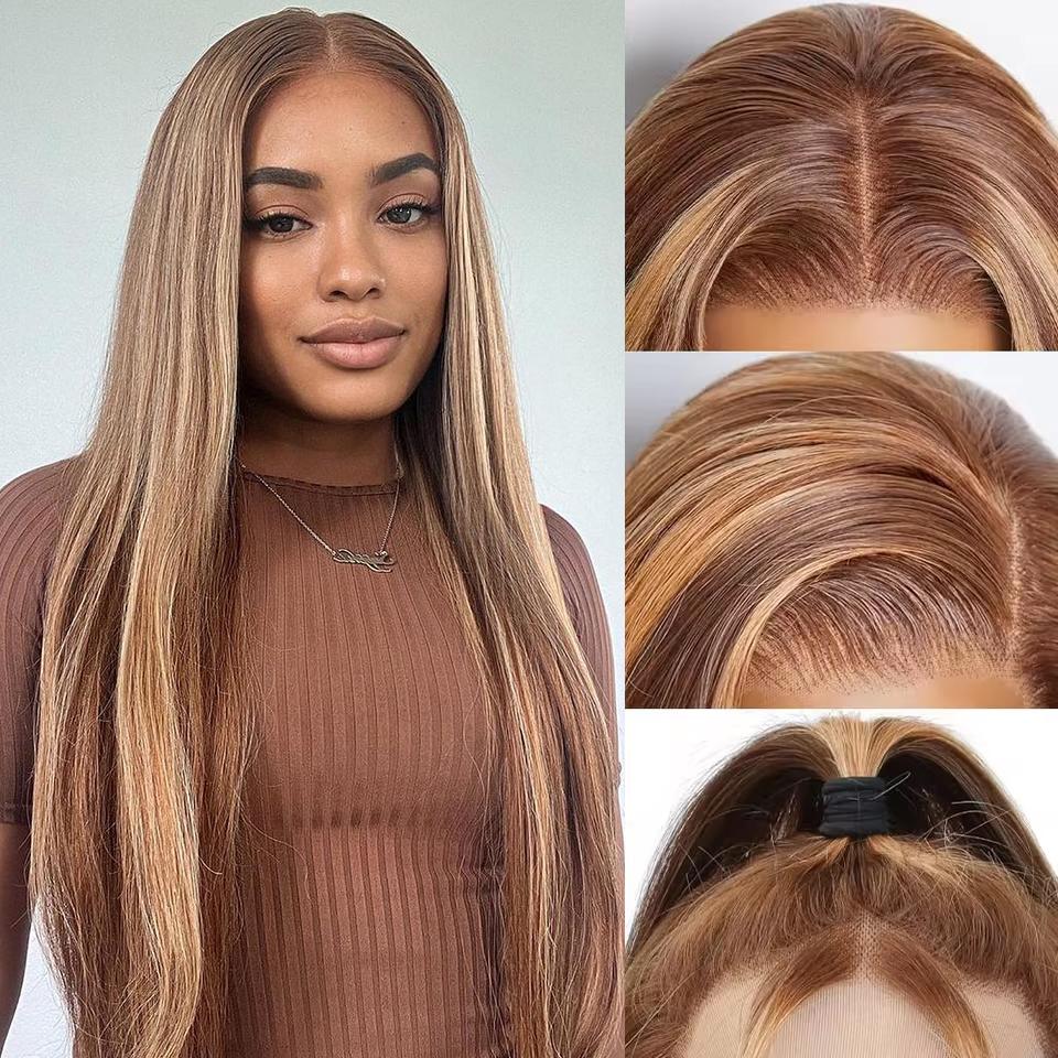 [NEW YEAR] Yawawe Hair 13x6 Wear And Go Glueless Wigs Tiny Knots Pre Cut transparent Lace for All Skin Tones Straight 200% High Density Lace Front Human Hair Wigs