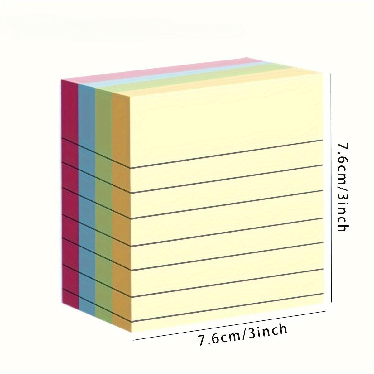 2 Books 400 Sheets Multicolor Sticky Notes, Portable Adhesive Labels for Students and Office Workers, Self-Adhesive Stickers, Office Supplies