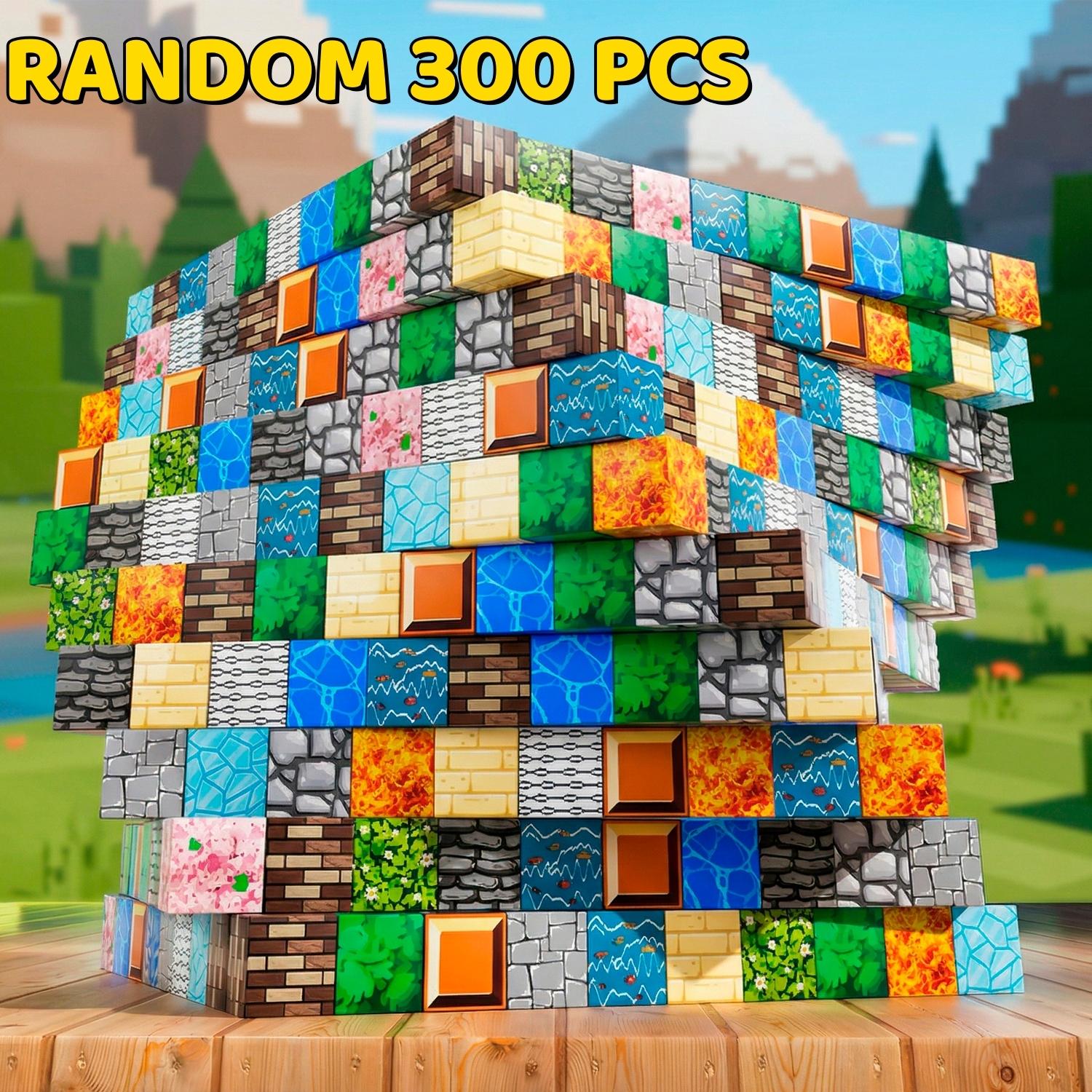 Magnetic Blocks-500pcs Set | STEM Montessori Sensory Magnetic Building Blocks in Random Assorted Styles | Large Magnetic Tiles, Magnet Cubes for 3D Spatial Thinking | Creative Construction Christmas Birthday Gift for Kids 3-8