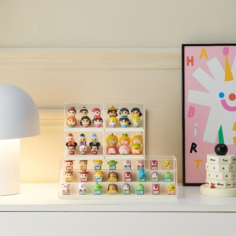 Popbean Doll Display Case Transparent Dustproof Moisture-Proof Ideal Collection Storage Box for Popbean Collectors
