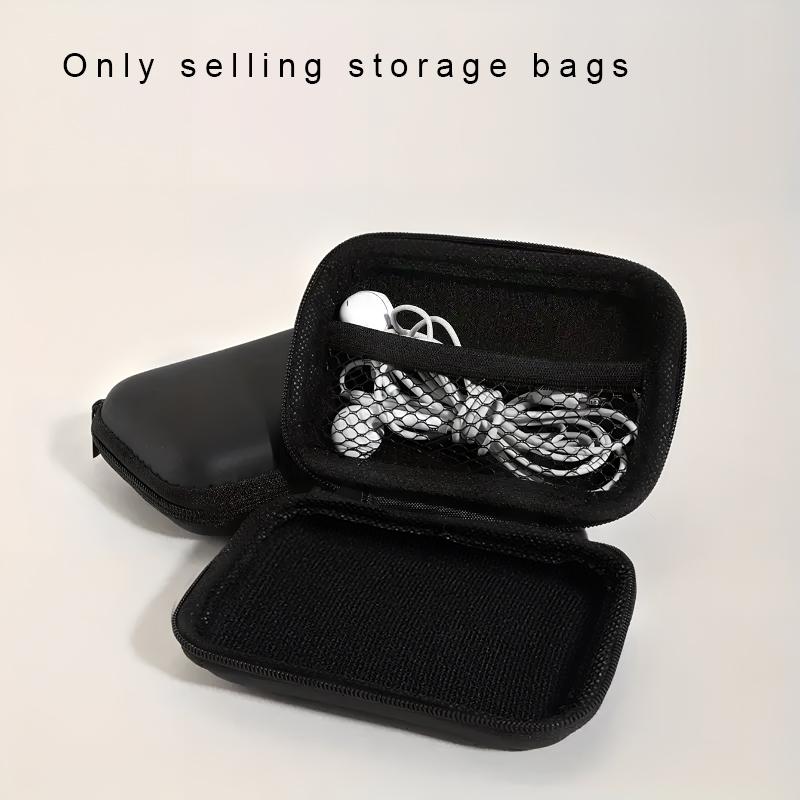 Q Edition Lizard Pattern Earbud Storage Case, Office & Travel Essential Eva Hard Shell Box, Diverse Design + Mesh Pocket