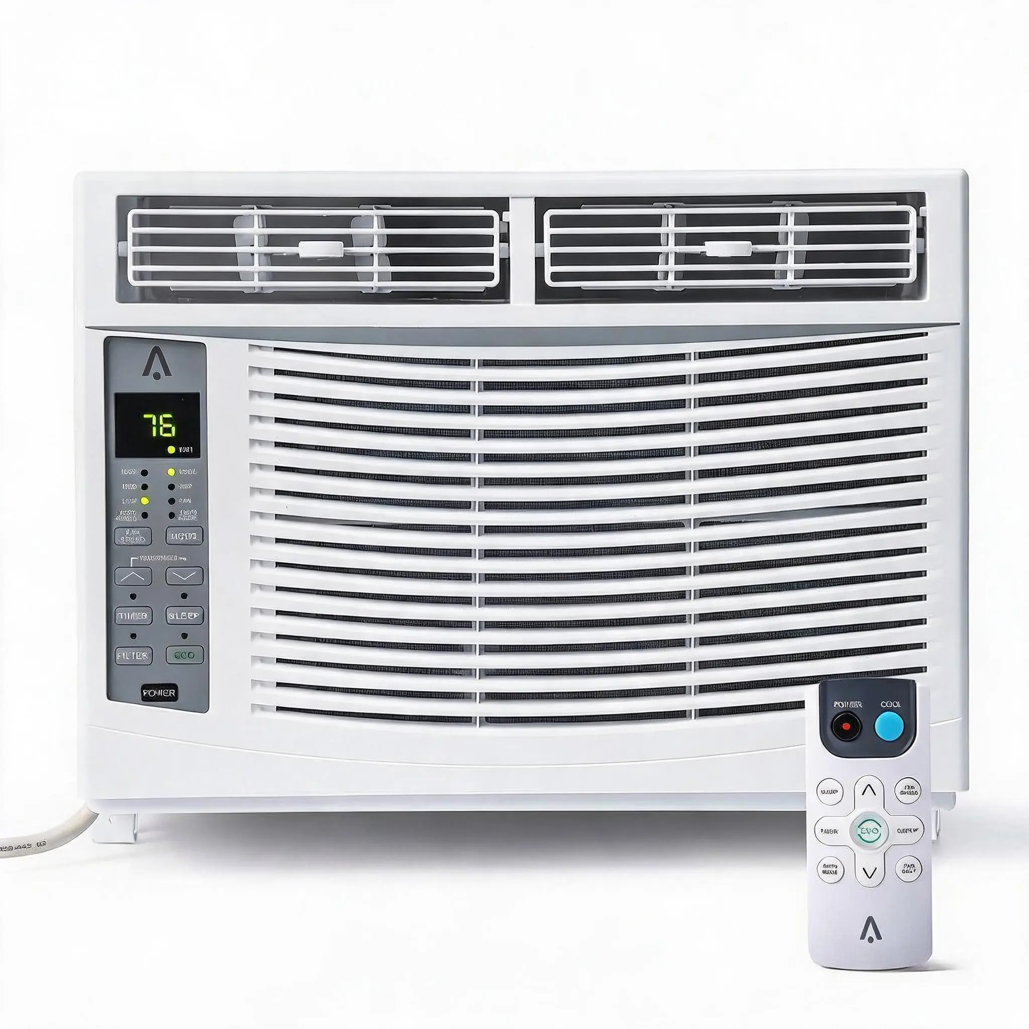 Smart 6000 BTU Window Air Conditioner with WiFi – Remote & App Control, Quiet, Energy Saving, Dehumidifier, Easy Install for Bedroom or Living Room