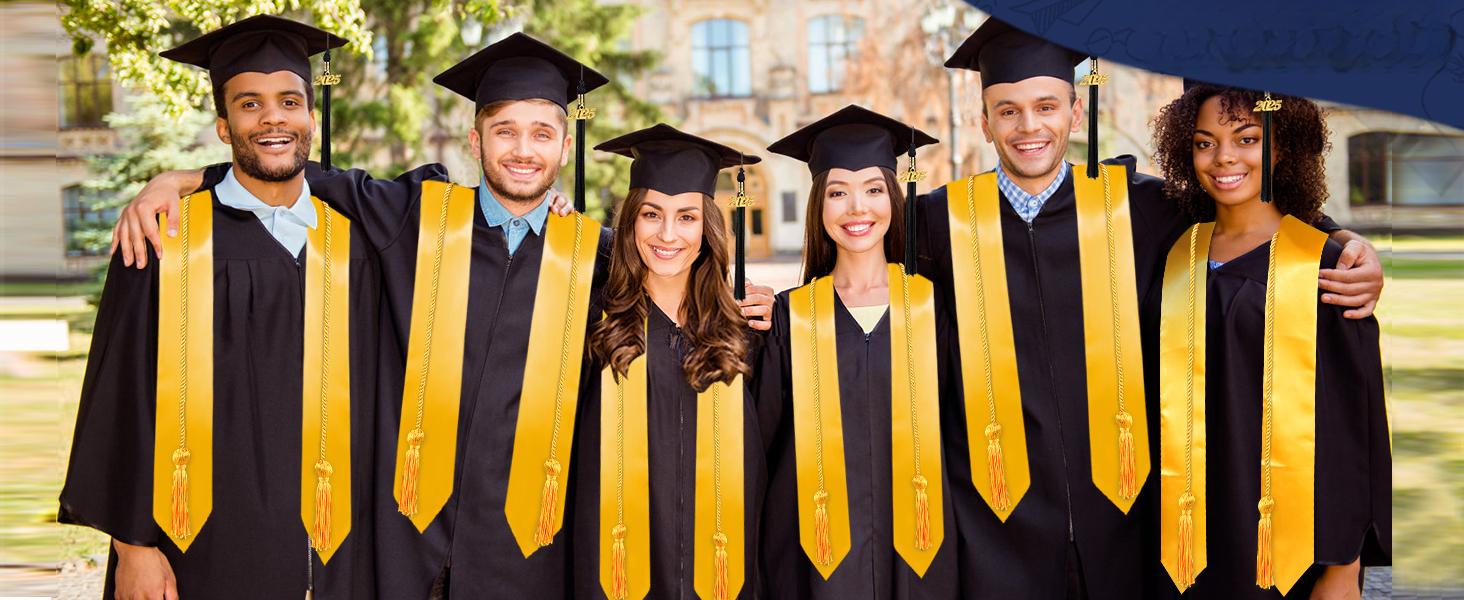 Matte Graduation Cap and Gown 2026 Set with Tassel Graduation for High School College Bachelor