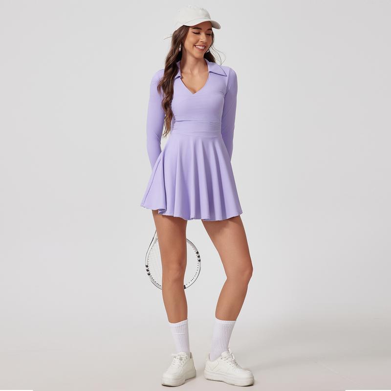 MASKERT Women's High Elasticity Tank Top Yoga Dress for Fitness Commuting Comfortable Skin Friendly Stretchy Activewear