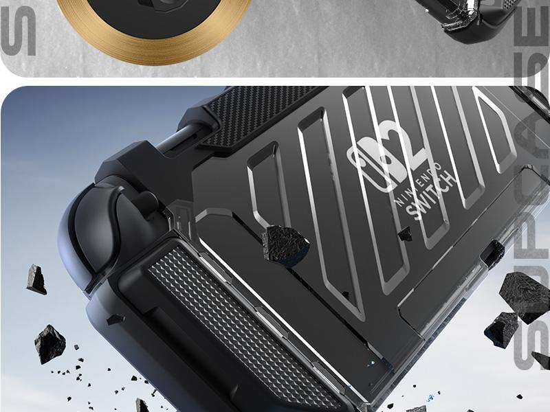 SUPCASE Case（UBPro） for Nintendo Switch 2 (2025) – Military-grade armored protection with dockable design. Magnetic Joy-Con friendly, shockproof construction. Includes integrated screen cover. Gaming Stuff Gaming Items