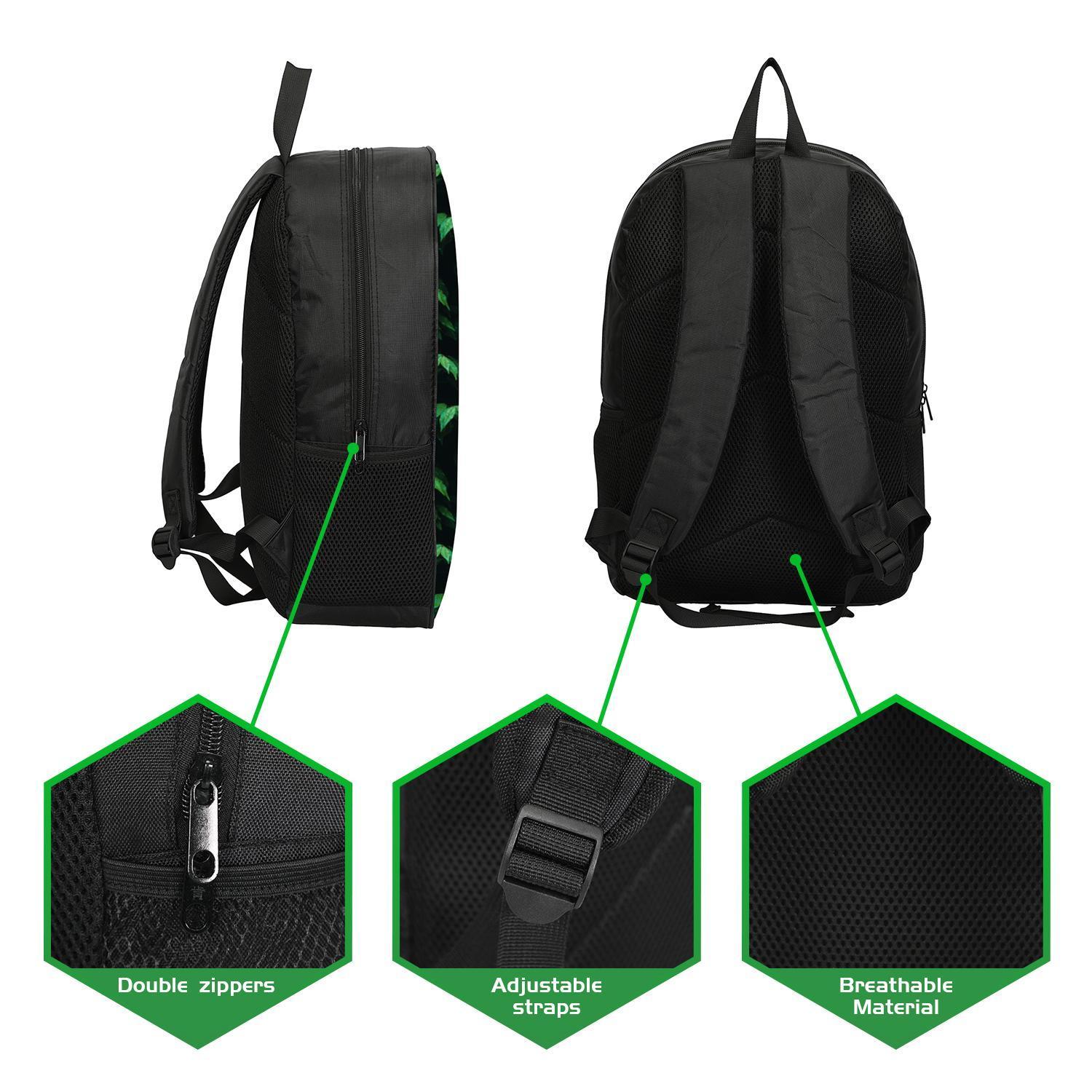 Ben Alien Force 10 Teenage Hacker Travel Laptop Backpack, Business College School Computer Bag Gift for Men & Women
