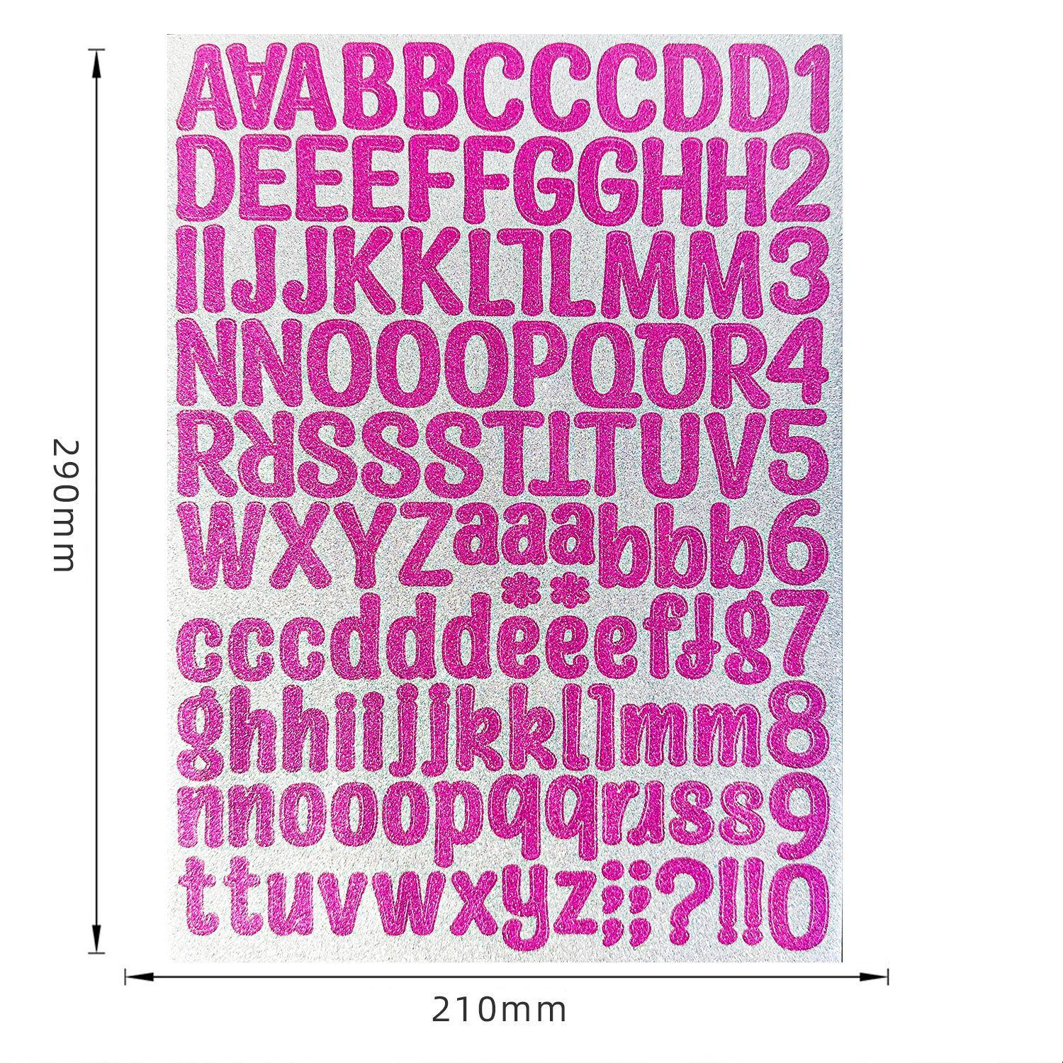 8 Letter Stickers, 8 Colors Alphabet Number Stickers, Shiny Gold Silver Letters, Christmas Gift, DIY Crafts, Scrapbook, Envelope, Card, Sign Decor, Glossy Stickers, Aesthetic Stickers