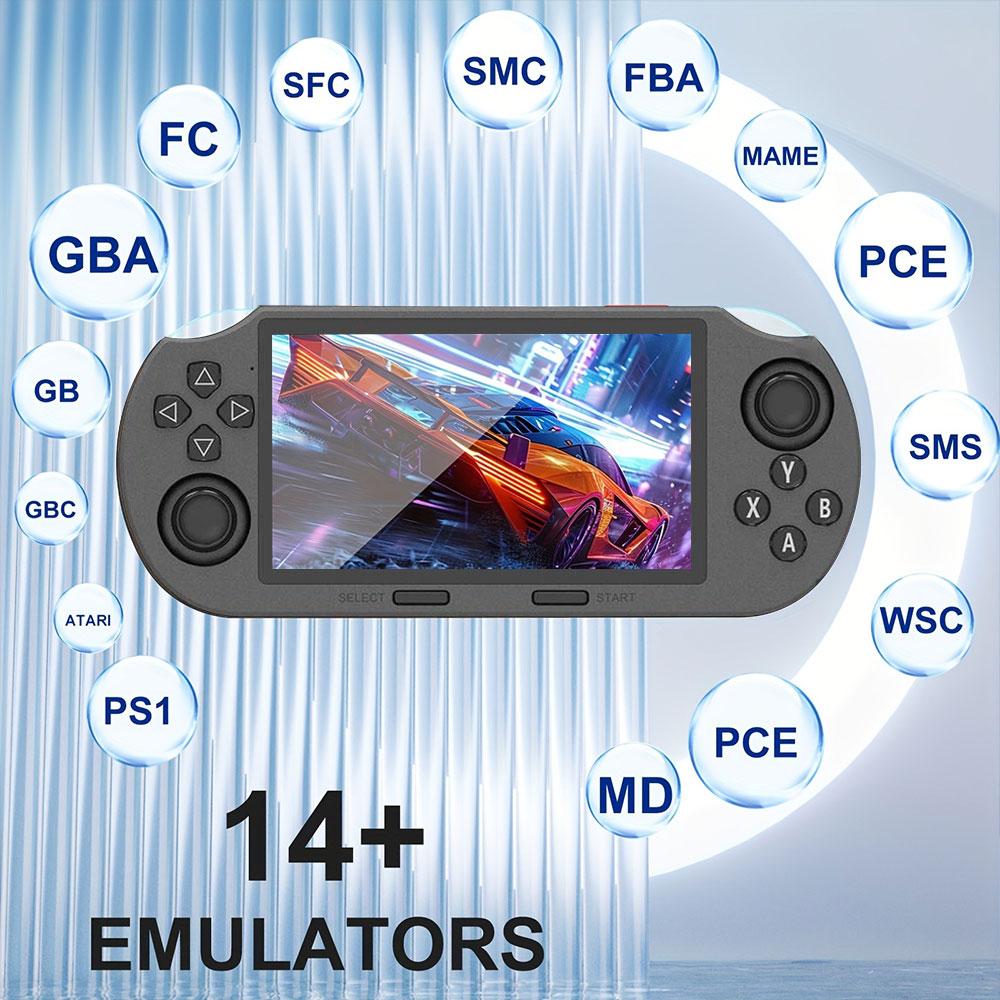 Wuds Sf3000 Retro Handheld Game Console, 4.5 Inch IPS Screen Portable Wireless Mini Gaming Machine, Perfect Gift for Boys