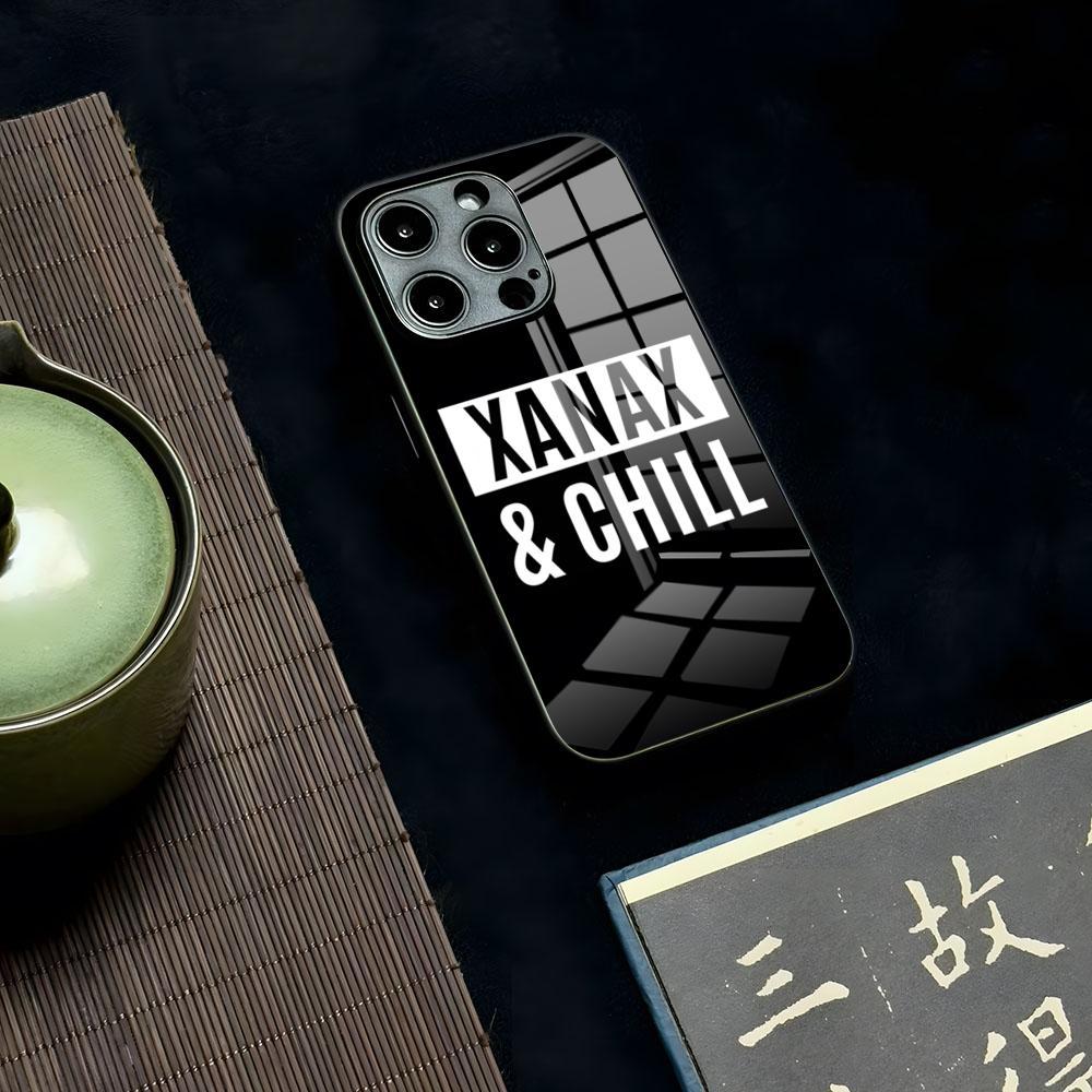 XANAXS Pattern Phone Case for Iphone 17 air 16 15 13 12 14 11 Pro Max Mini X Xr Xs 8 7 Puls 6 glass luxury coque