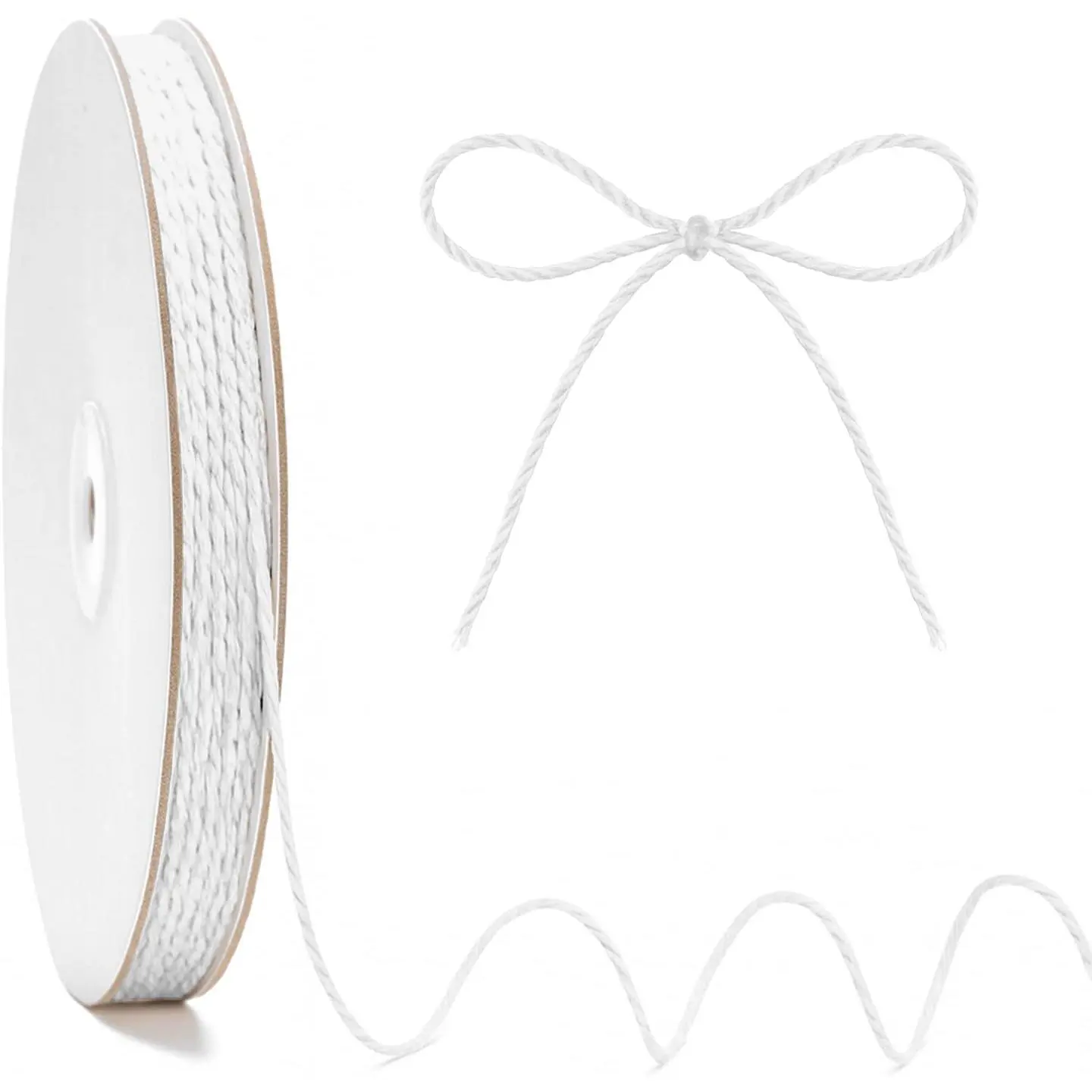 White String  Twine - 2mm White Butchers  Bakers Twine String 328  for Crafts Kitchen Cooking Meat Roasting Baking  Wrapping