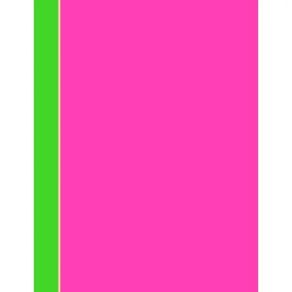 Composition Notebook: Neon  College Ruled Book Journal (140 Lined Pages / 70 sheets) (7.44 x 9.69) - Paperback