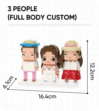 Product Introduction of Mother's day gift Customizable Mini Brick Figure with Key Chain Set – Personalized Gift for Any Occasion Based on Your Photo 33