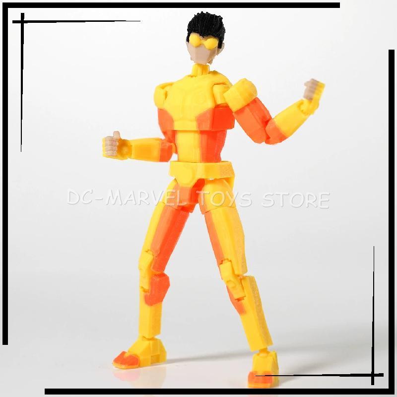 New In Stock 3d Printed Invincible Boy Stripe Mark Light Blue Mark Dummy13 T13 Multi-Jointed Shapeshift Action Figure Toys