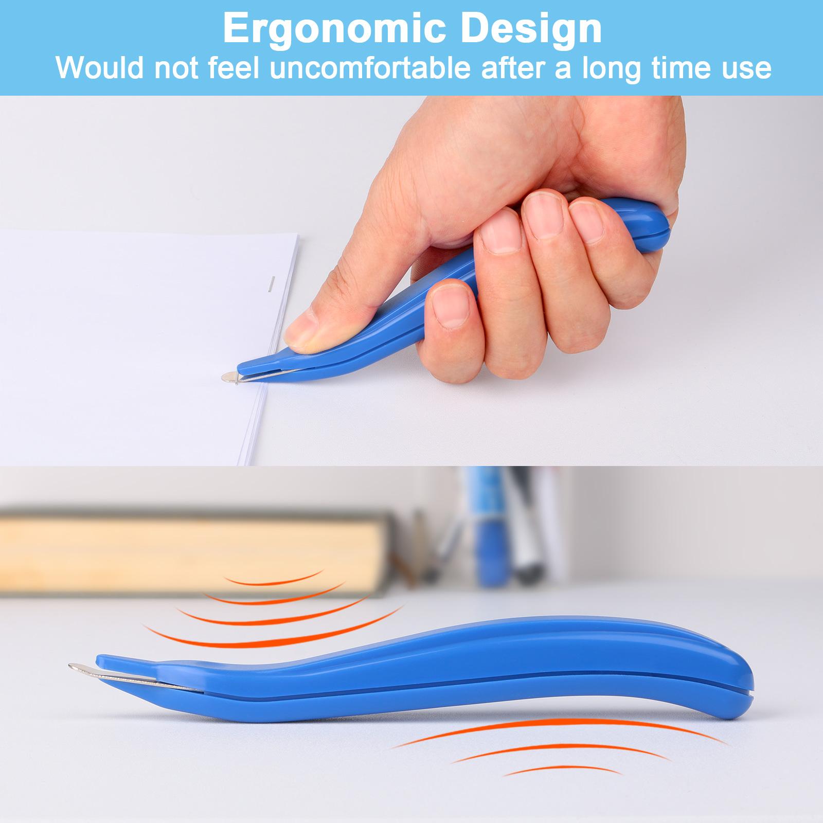 4 Pack Magnetic Staple Remover Tools, Professional Stapler Removers Staple Puller Remover for Classroom, Multicolored Stapler Remover Tool Staple Remover Stick for Home School Office, Office Stationery Supplies, Office Accessories (4 Colors)