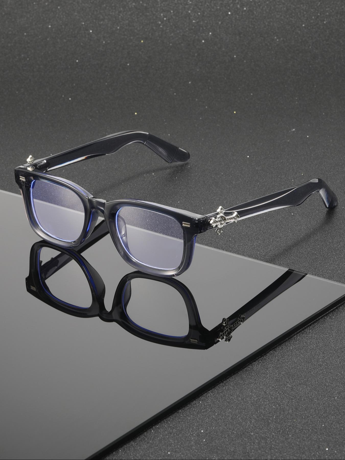 Classic Flat Light Glasses, High Quality Eyeglasses, Elegant Unisex High Intelligence Style, Trendy Casual Frames, Perfect for Work and Daily Use, Durable Streetwear Fashion