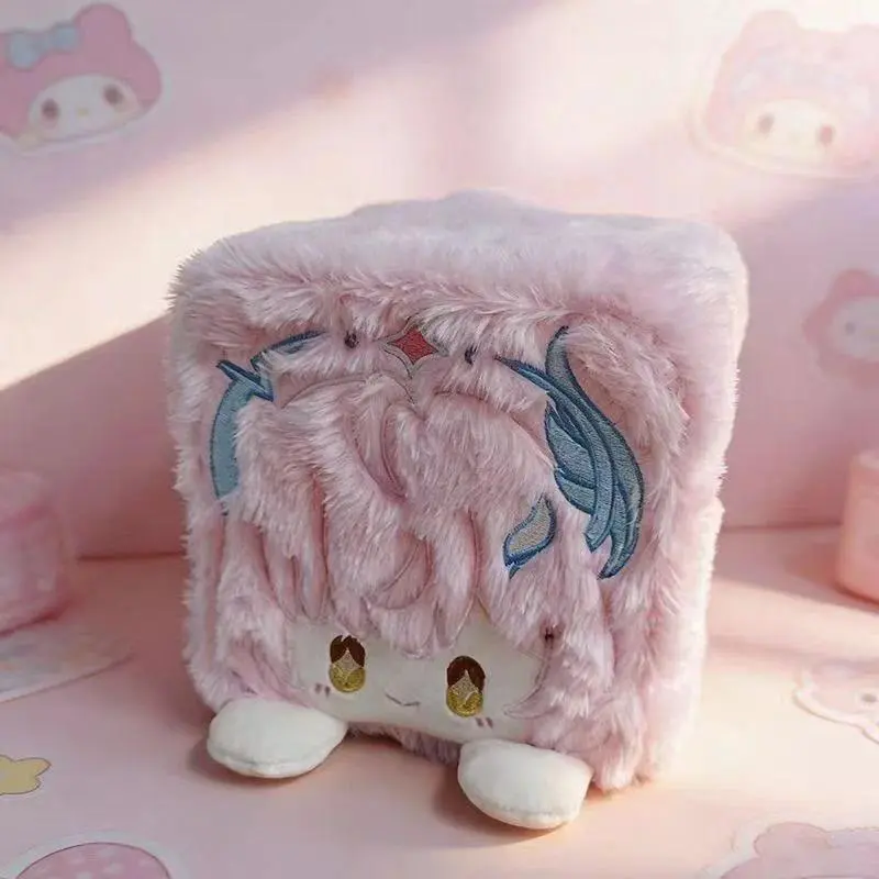 15cm Cute Square Wuthering Waves Aemeath Plushie Stuffed Doll Aemeath Decorative Doll Plush Toys Pillow Xmas Fans Gifts