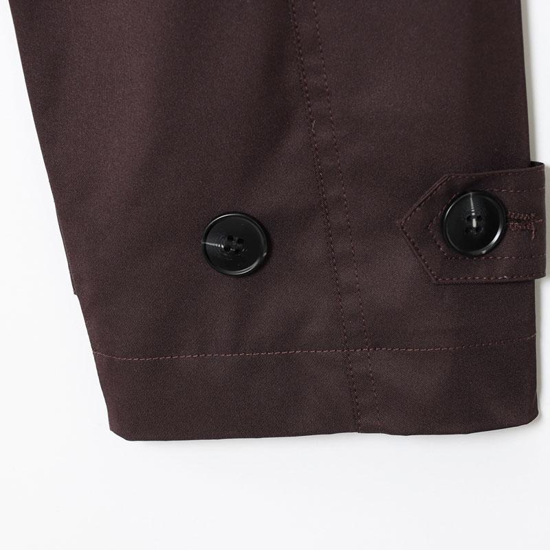 Women's Windbreaker Trendy Cropped Trench Coat Dark Brown Double Breasted Jacket Lapel Collar & Belted Cuffs Vintage Fall Winter Outerwear Women's Casual Streetwear