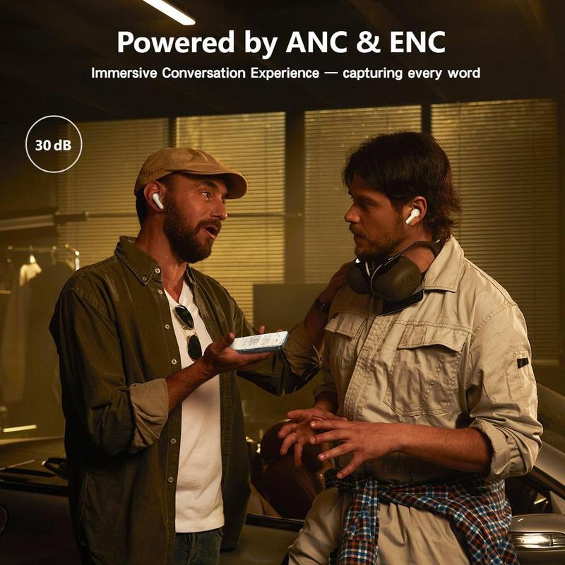 PolyPal P1 7-in-1 AI Translator Earbuds, 138 Languages & Accents, Real-Time Translation, Bluetooth Wireless Earphones for Travel, Meetings, Immigration, Study Abroad, Language Learning&Music (Use with PolyPal App)